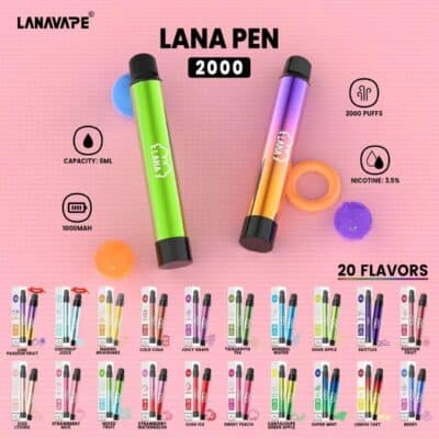 LANA PEN 2000口一次性電子煙