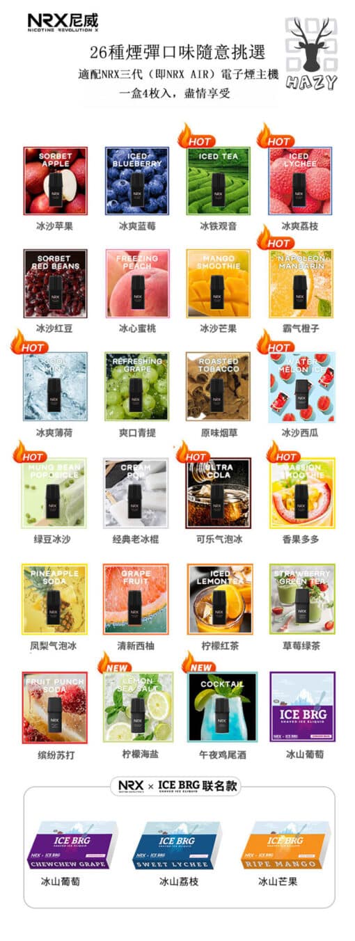 NRX3煙彈 尼威三代霧化彈 一盒四入 - 图片 4